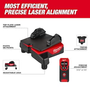 Wireless Laser Level Alignment Base with Remote