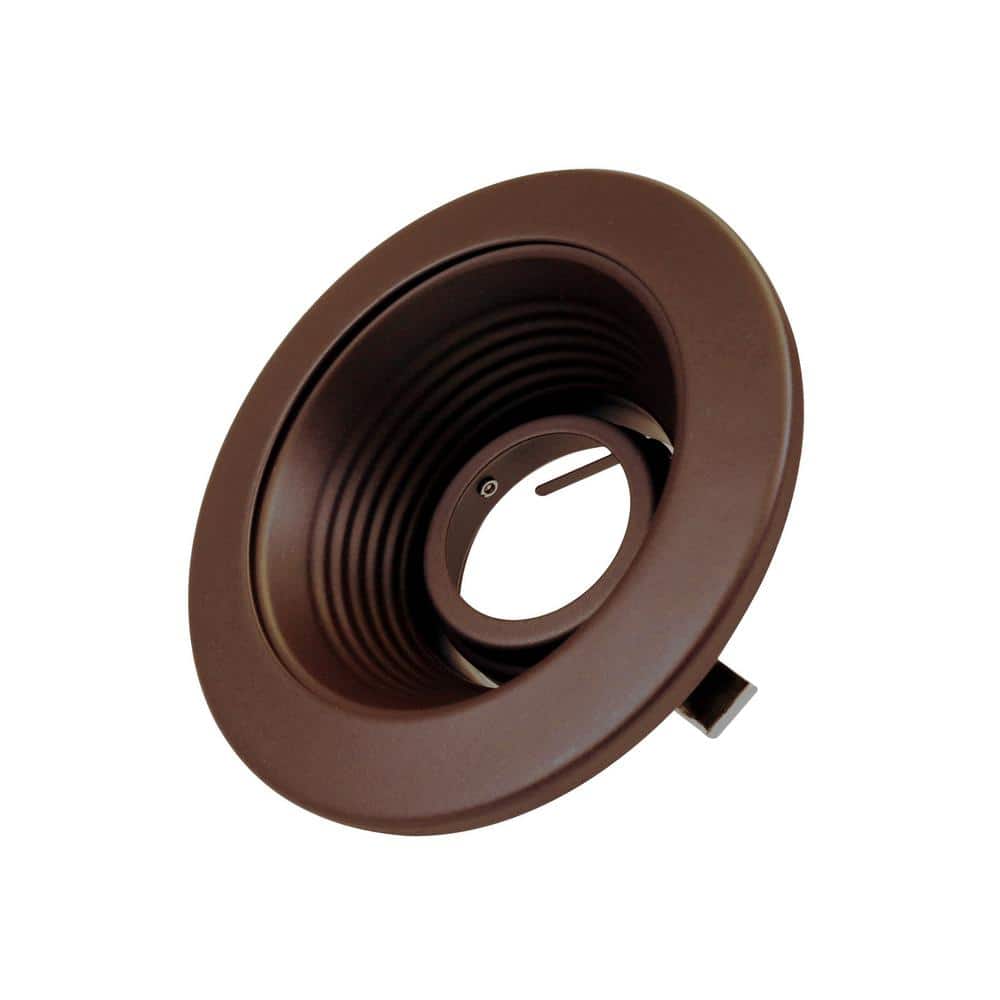 4-Inch Oil-Rubbed Bronze Recessed Baffle Trim