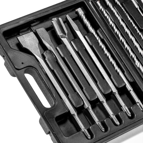 156 5/32 Diameter 2, 4 Inch Drilling Depth SDS 4 Plus Carbide Tipped Rotary  Hammer Drill Bits Serrated Head Geometry 10 Pack ID 8723