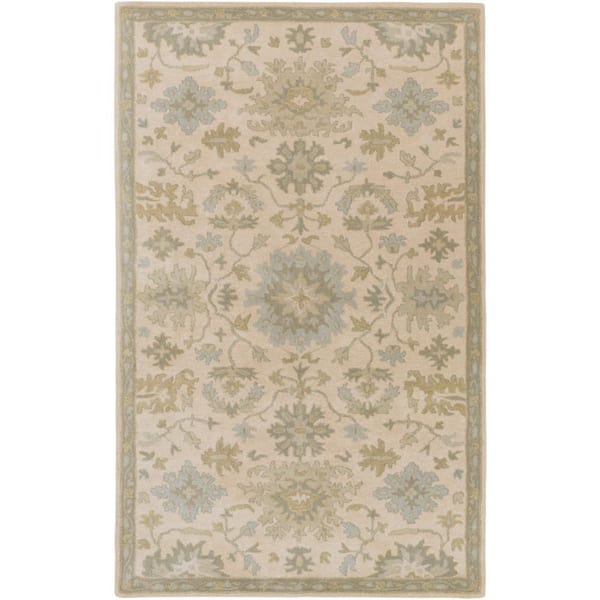 Livabliss Gilgamesh Beige 4 ft. x 6 ft. Indoor Runner Rug