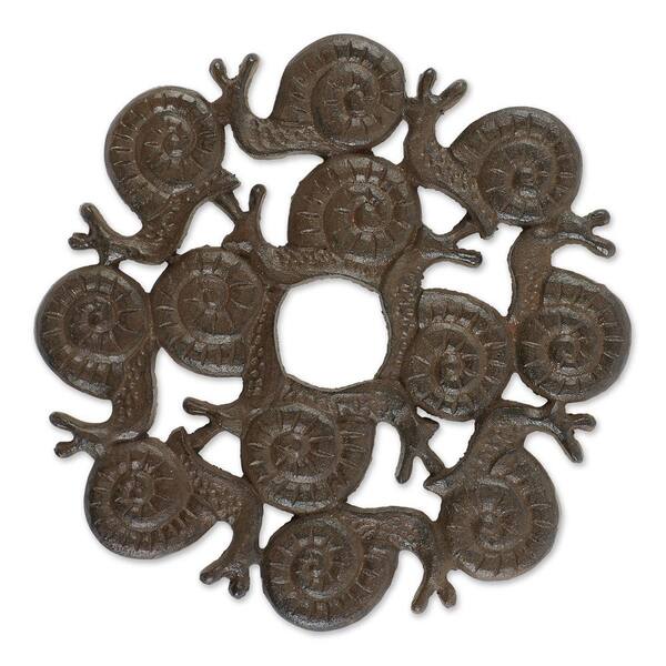 Zingz & Thingz Snail Design Cast Iron Stepping Stone