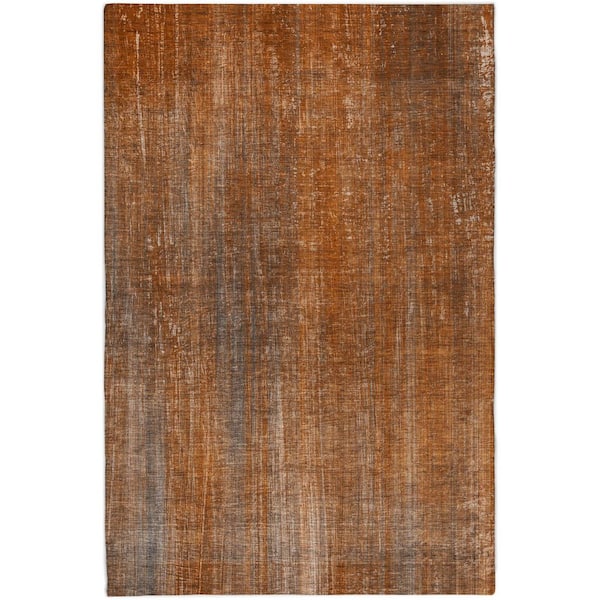 Dream Shag Premium Machine Washable Abstract ADS552 Paprika 10 ft. x 14 ft. Area Rug