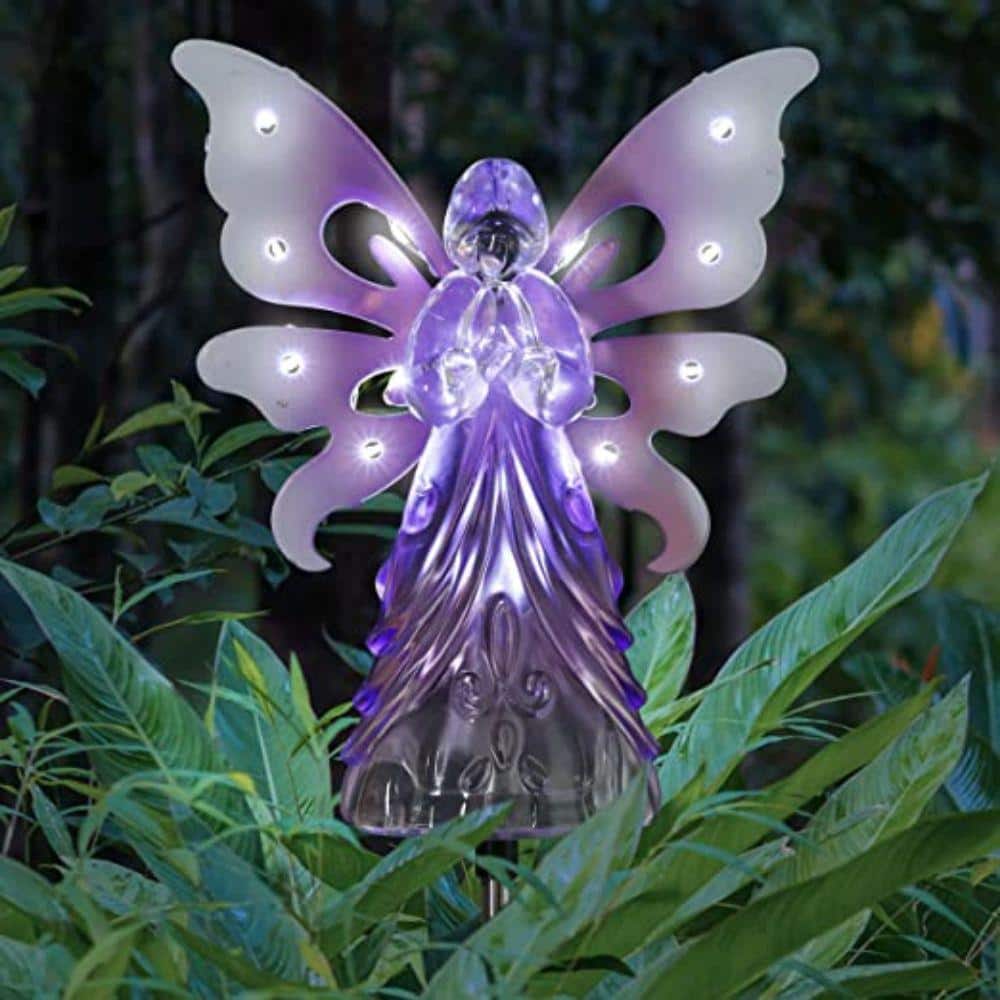 Blinking Aqua LED Fairy Wings
