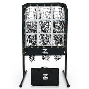 2 x 2 ft. Pitching Net Height Adjustable Baseball Net with 9-Target Pockets