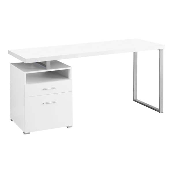 White Computer Desk HD7144 - The Home Depot