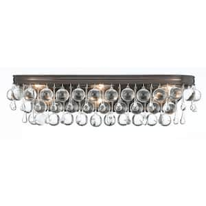 Calypso 6-Light Vibrant Bronze Vanity Light