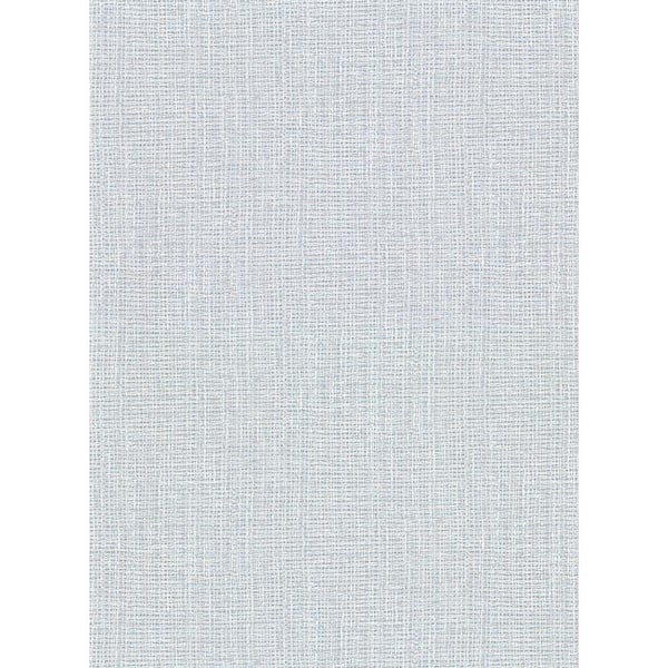 Warner Claremont Sky Blue Faux Grasscloth Vinyl Strippable Roll (Covers 60.8 sq. ft.)