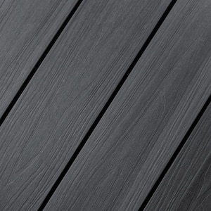 UltraShield Naturale Magellan 1 in. x 6 in. x 16 ft. Westminster Gray Groove Composite Decking Board (10-Pack)