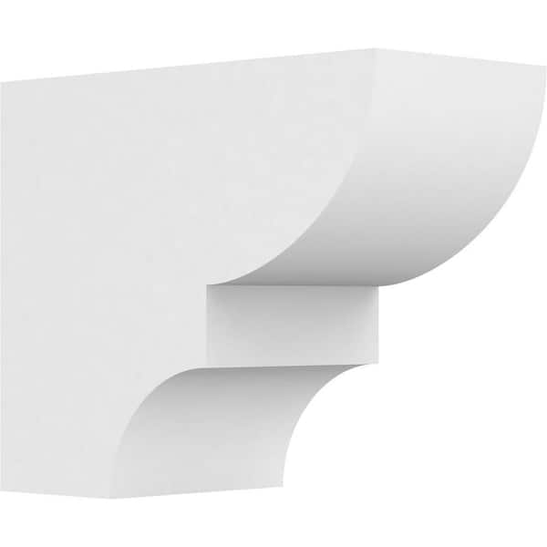 Ekena Millwork 6 in. x 10 in. x 12 in. Ridgewood PVC Rafter Tail Brace
