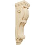 10 in. x 9 in. x 34 in. Unfinished Wood Maple Super Jumbo Traditional Corbel