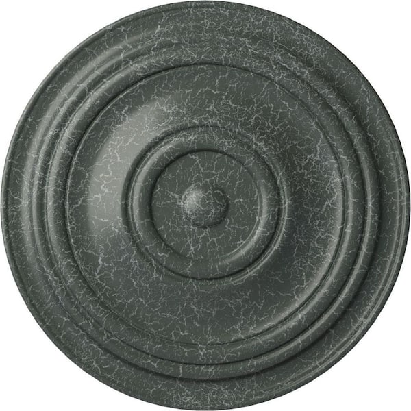 Ekena Millwork 2-1/2" x 31-1/2" x 31-1/2" Polyurethane Traditional Ceiling Medallion, Athenian Green Crackle
