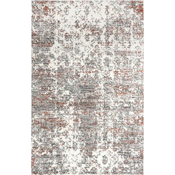 nuLOOM Deedra Modern Abstract Red 4 ft. x 6 ft. Area Rug