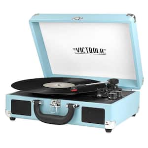  Crosley CR8050A-TN Mini Suitcase Turntable for 3-inch
