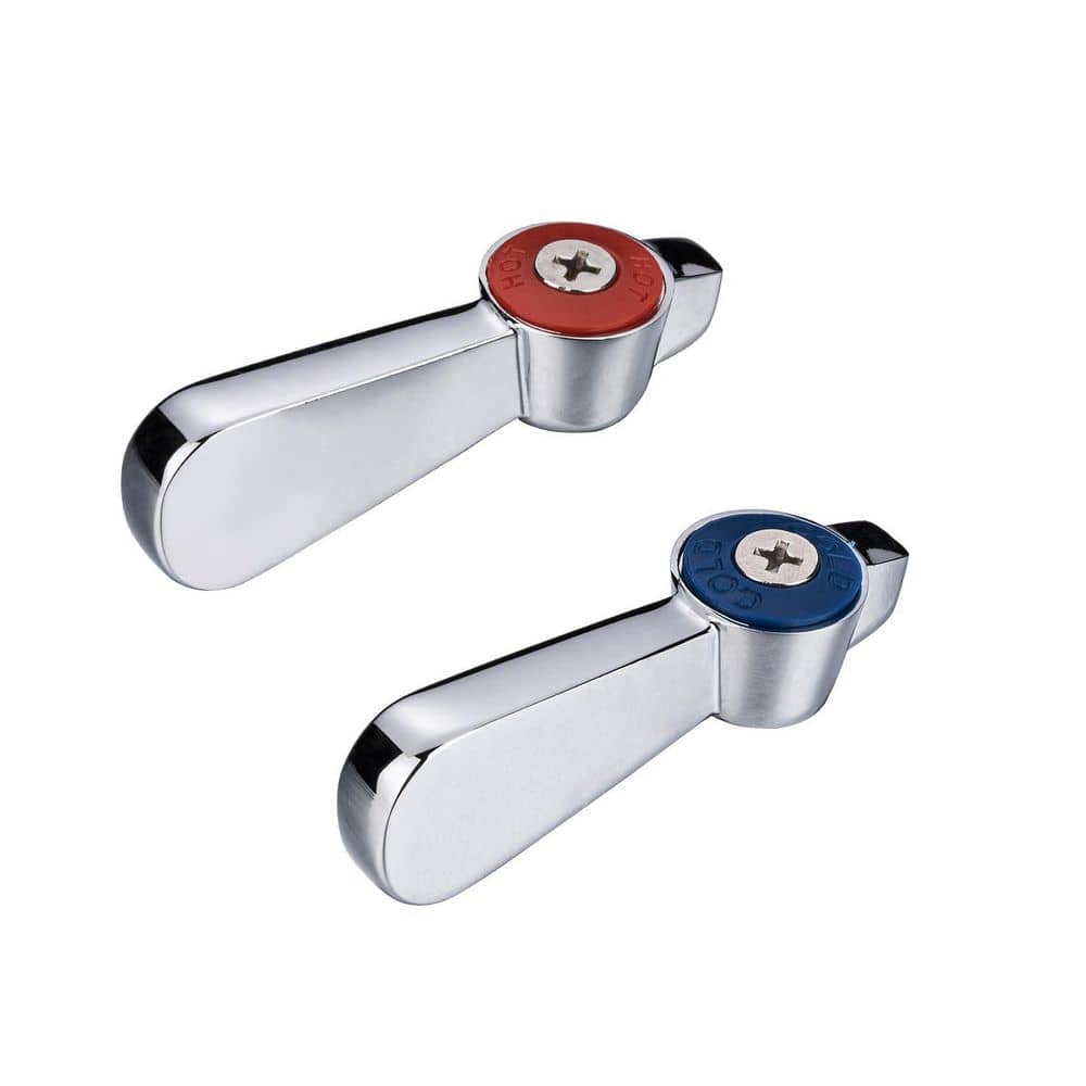 Kitchen Faucet Handle Replacement Kit, 0.43 in. Round Stem Hole Ideal for Kitchen, Laundry, Restaurant (2-Pack) price history on PriceWatchPro