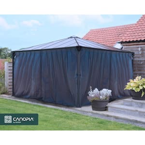 Curtain Set for Palermo 14 ft. x 14 ft. Outdoor Gazebo