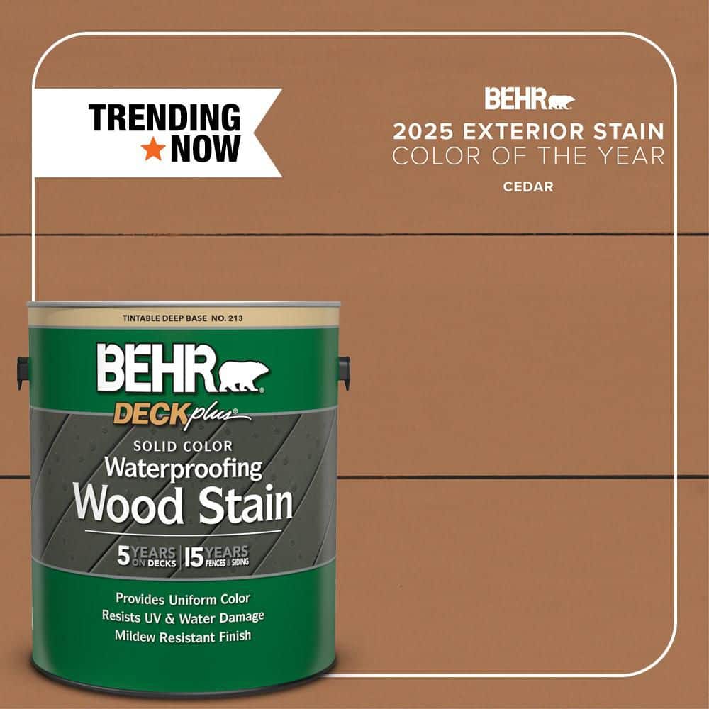 1 gal. #SC-146 Cedar Solid Color Waterproofing Exterior Wood Stain