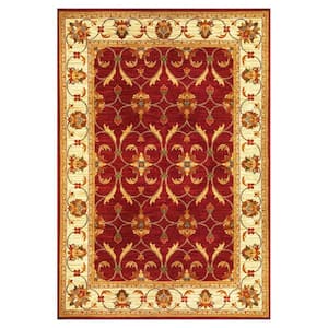 State of Honor Red/Ivory 8 ft. x 10 ft. Area Rug