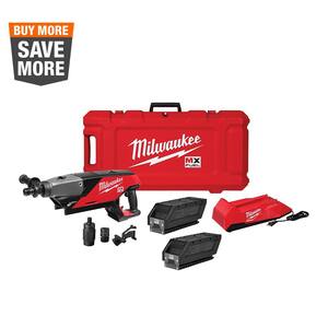 MX FUEL Lithium-Ion Cordless Handheld Core Drill Kit with 2 Batteries and Charger