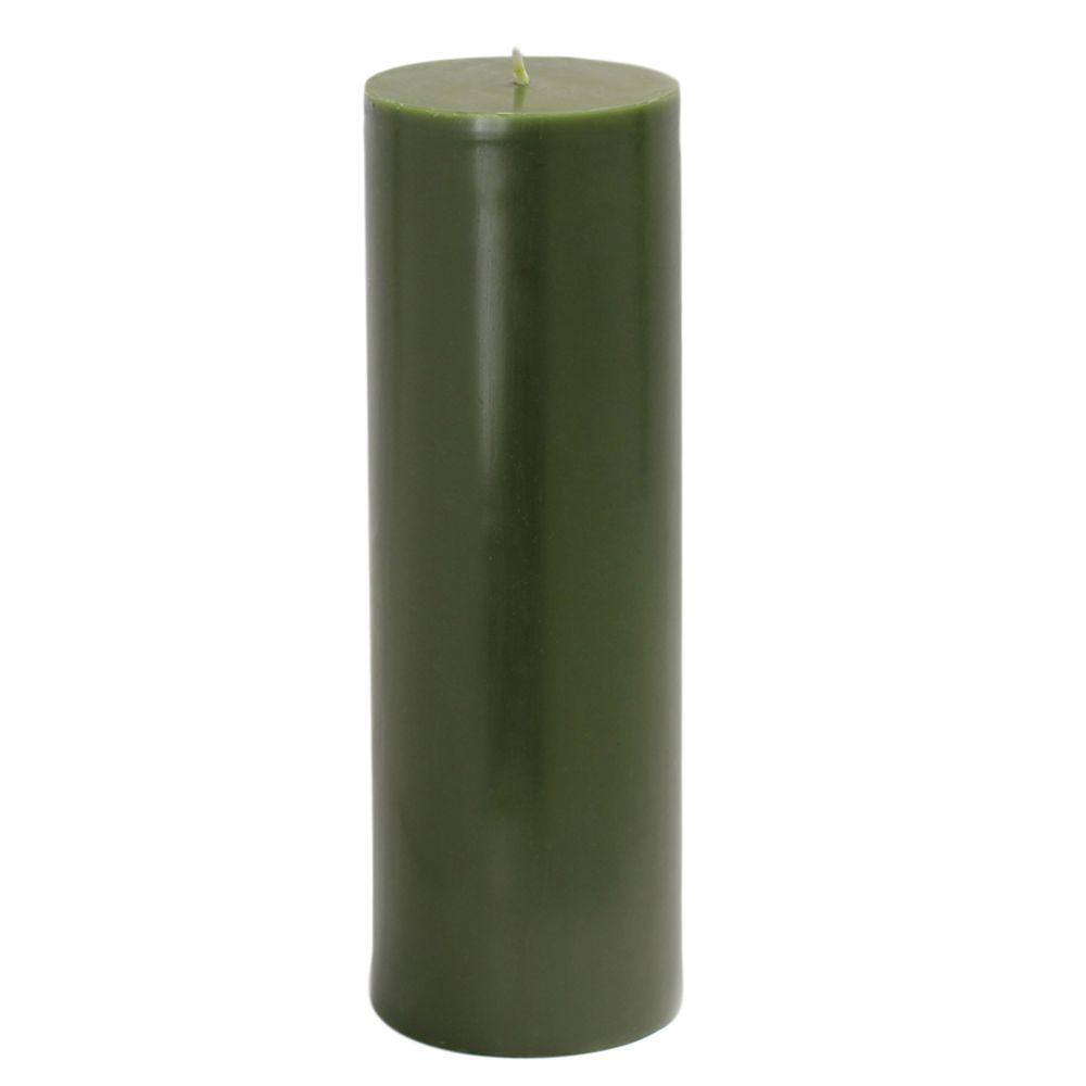 UPC 685024160109 product image for Zest Candle 3 in. x 9 in. Hunter Green Pillar Candles Bulk (12-Case) | upcitemdb.com