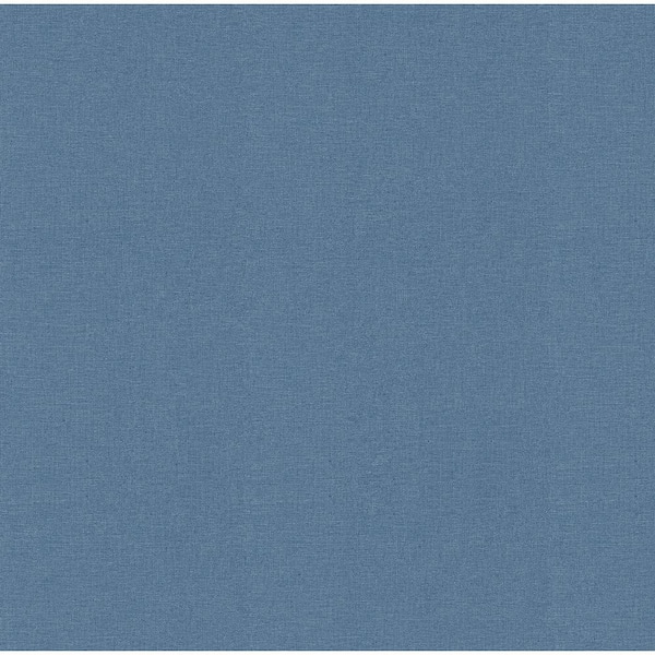A-Street Prints Meade Denim Fine Weave Wallpaper Border Sample