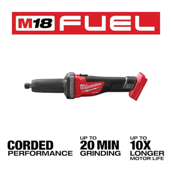 Milwaukee - M18 FUEL 18V Lithium-Ion Brushless Cordless 1/4 in. Die Grinder (Tool-Only)