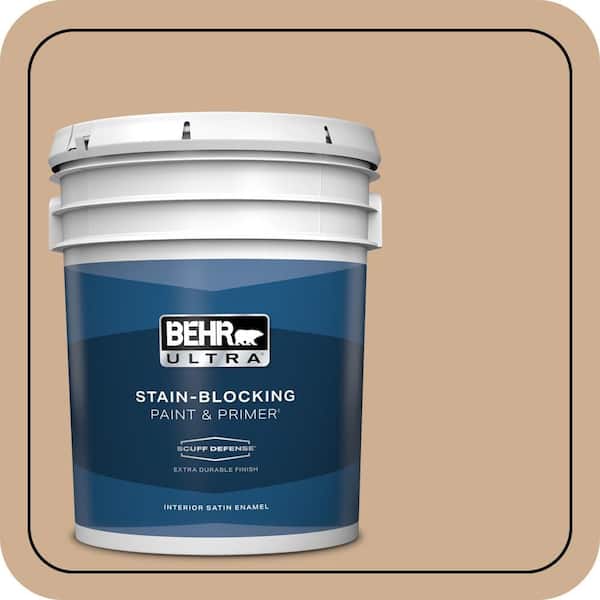 BEHR ULTRA 5 gal. #PPF-42 Gathering Place Extra Durable Satin Enamel Interior Paint & Primer