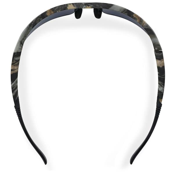 Dweebzilla Polarized Camo Print Sport Sunglasses – Rubberized Square Frame, UV400