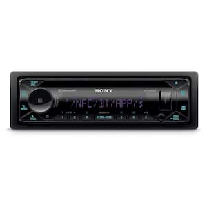 Single DIN Car Audio CD Player Stereo Receiver with Bluetooth