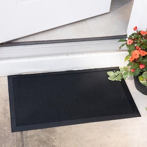 Color&Geometry Outdoor Door Mat for Outside Entry Home Entrance Exterior  Front Door | Welcome Matt Rubber Heavy Duty Waterproof Non Slip Doormat for