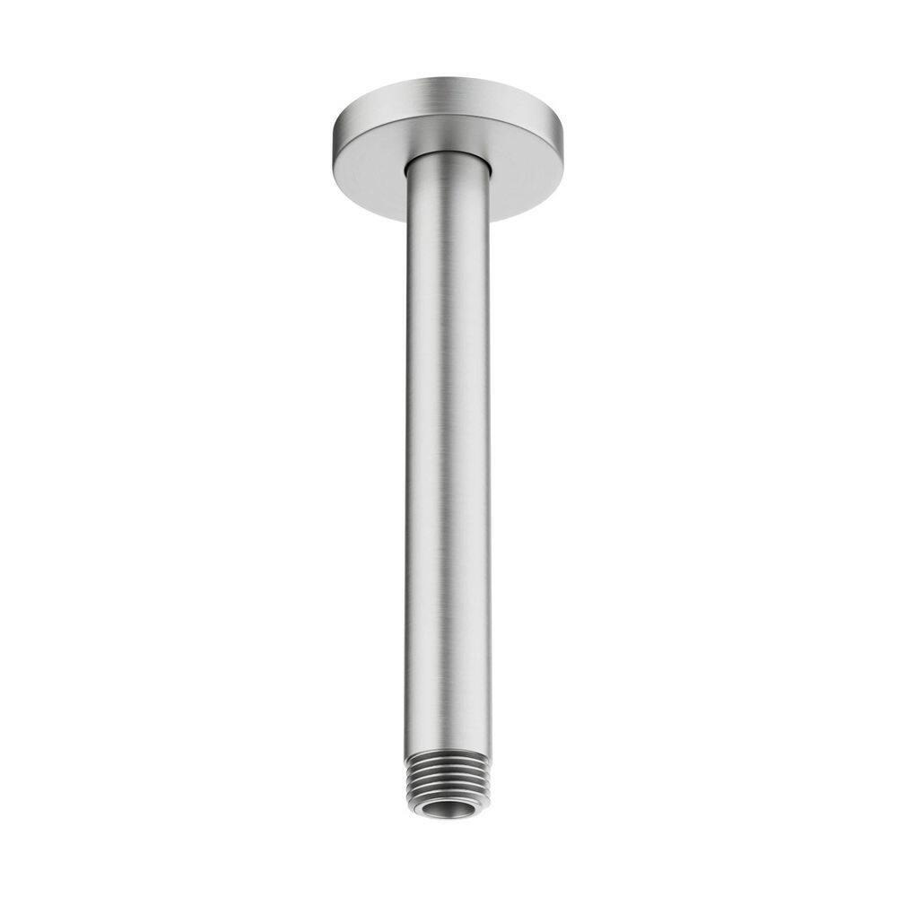 8 in. Ceiling Mounted Stainless Steel Shower Arm in Brushed Nickel (1-Pack) price history on PriceWatchPro
