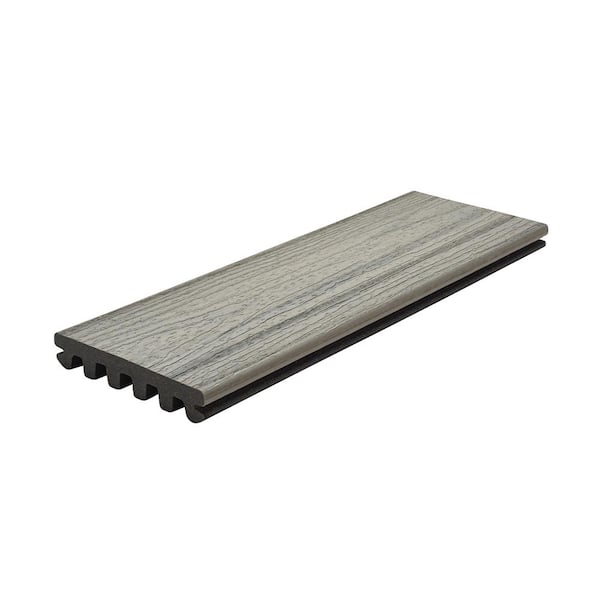1 in. x 6 in. x 16 ft. Enhance Naturals Foggy Wharf Grooved Edge Composite Deck Board