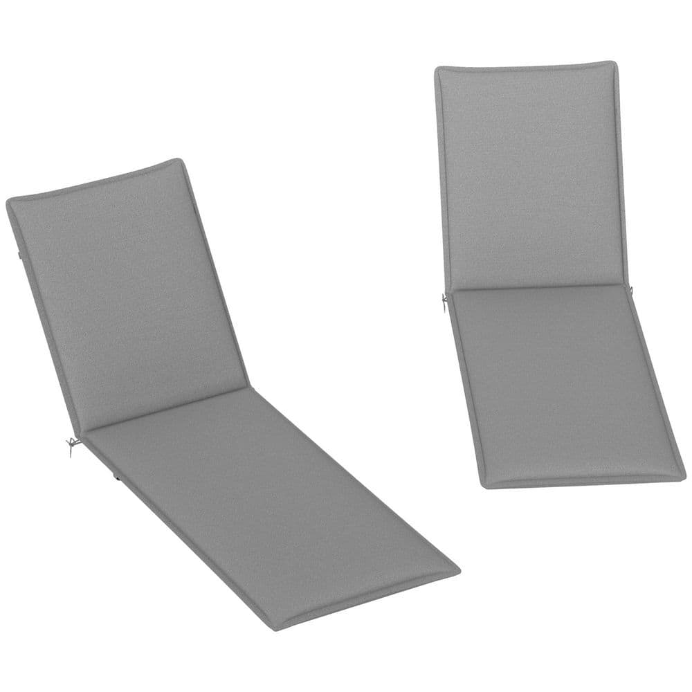 Outdoor Lounge Chair Cushion Set of 2,26.4 in., Deep Seating Outdoor High B