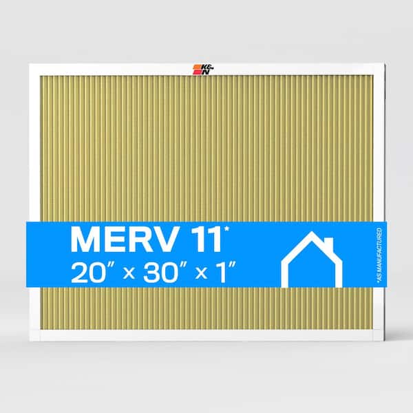 K&N 20 in. x 30 in. x 1 in. Merv 11 Pleated Air Filter
