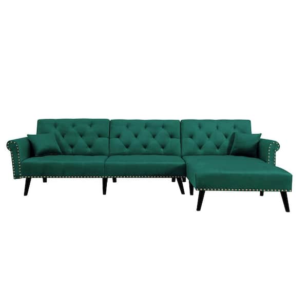 60 In 3 Seats Convertible Sofa Bed, Sofa Bed 60 Inches Wide