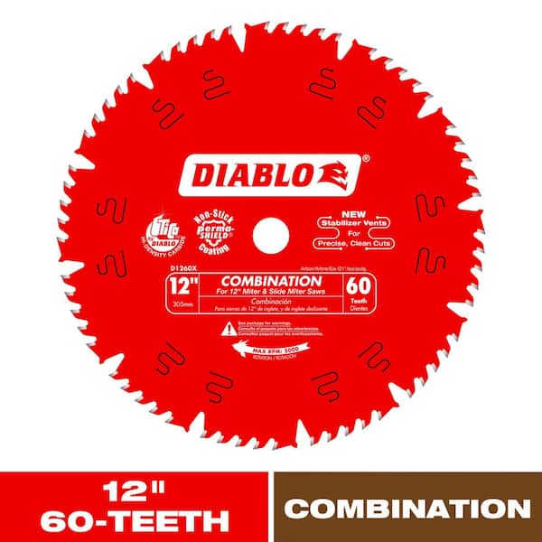 12in. x 60-Tooth Combination Saw Blade for Wood