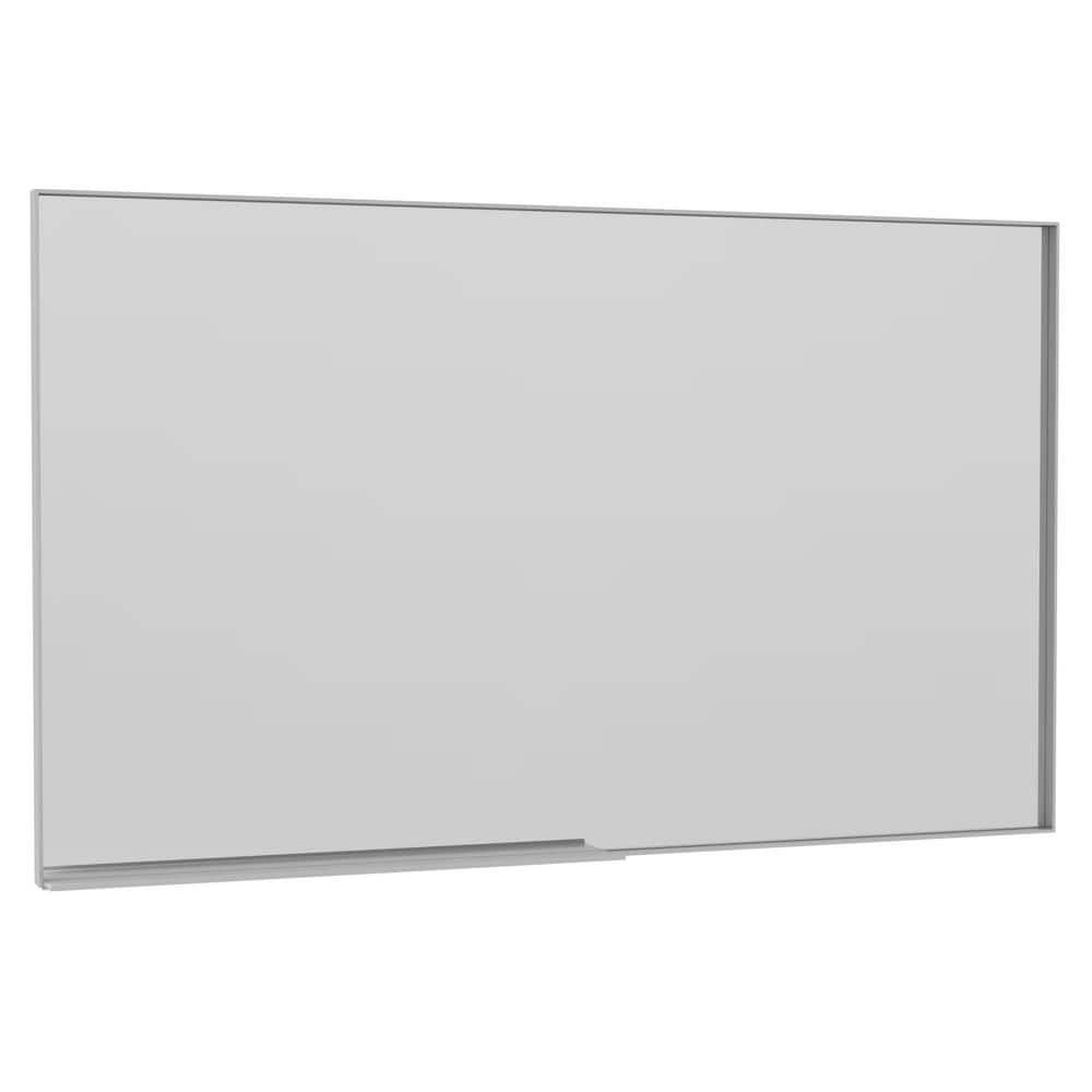 60 in. W x 36 in. H Oversized Rectangle Silver Aluminum Framed Wall Mirrors
