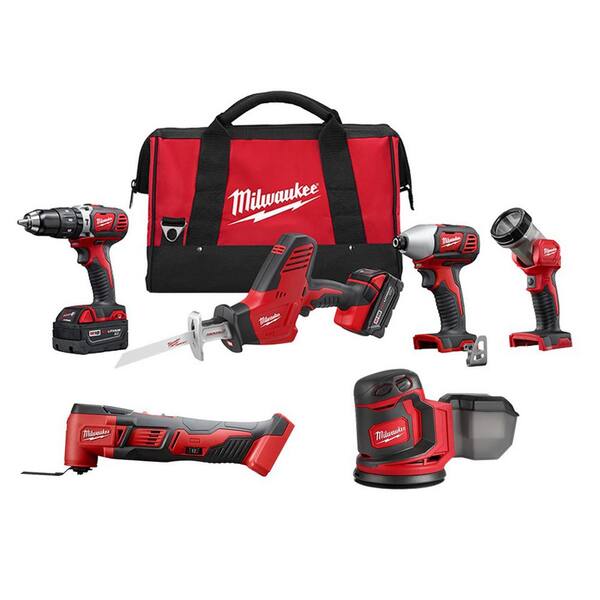 Milwaukee M18 18v Lithium Ion Cordless Combo Tool Kit 4 Tool With