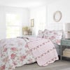 Cozy Line Home Fashions Romantic Cottage 3-Piece Peachy Pink Peony ...