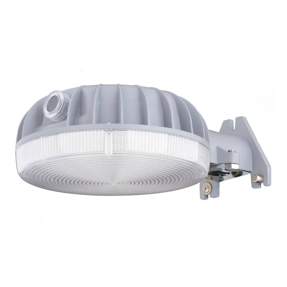9.75-Inch Gray Aluminum LED Outdoor Security Flood Light