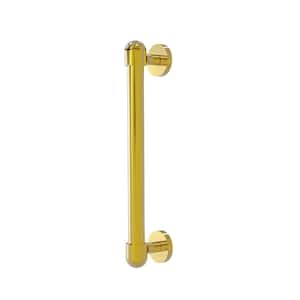 8 in. Center-to-Center Door Pull in Polished Brass