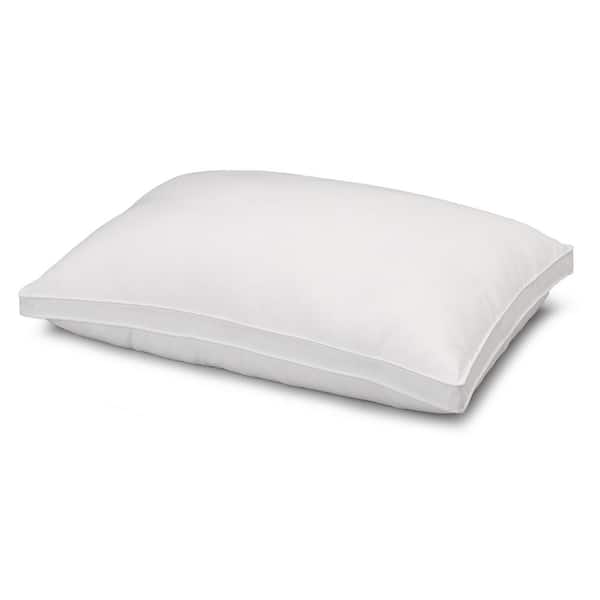 ELLA JAYNE Gussetted Soft Plush Down Alternative Stomach Sleeper Queen Sized Pillow