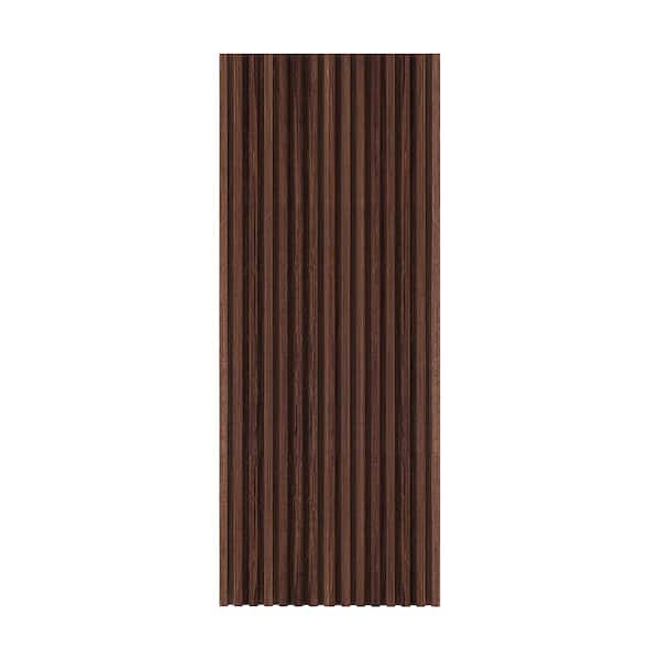 14 in. W x 12 in. D x 30 in. H Bathroom Storage Wall Cabinet in Walnut