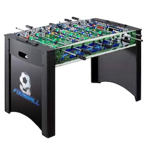 Playoff 4 ft. Foosball Table, Soccer Game for Kids and Adults with Ergonomic Handles, Analog Scoring and Leg Levelers