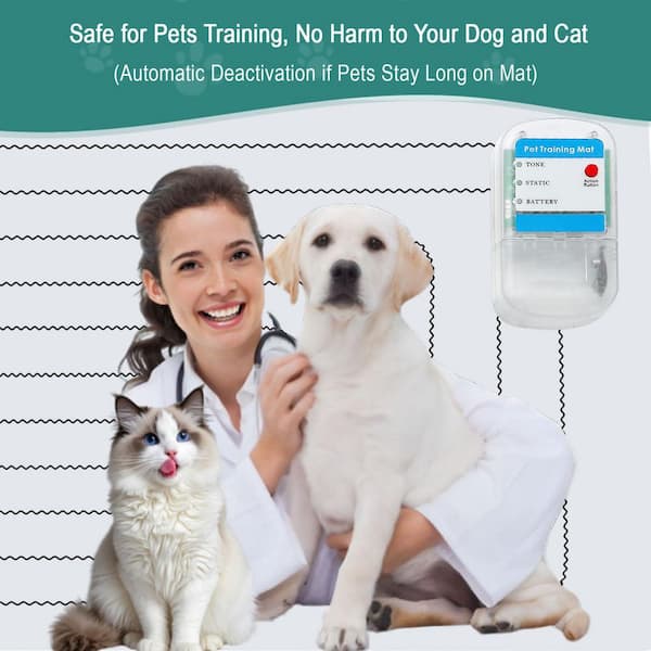 Phewnyzo 2-Piece Pet Shock Mat Set for Dogs and Cats, Electric