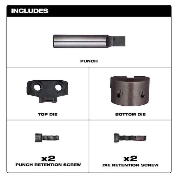 M18 FUEL 10-Gauge Nibbler Punch and Die Set
