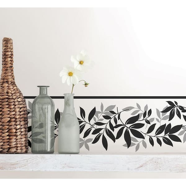 Floral Multi-Color Wallpaper Border
