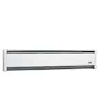 59 in. 240/208-volt 1,000/750-watt SoftHeat Hydronic Electric Baseboard Heater in White