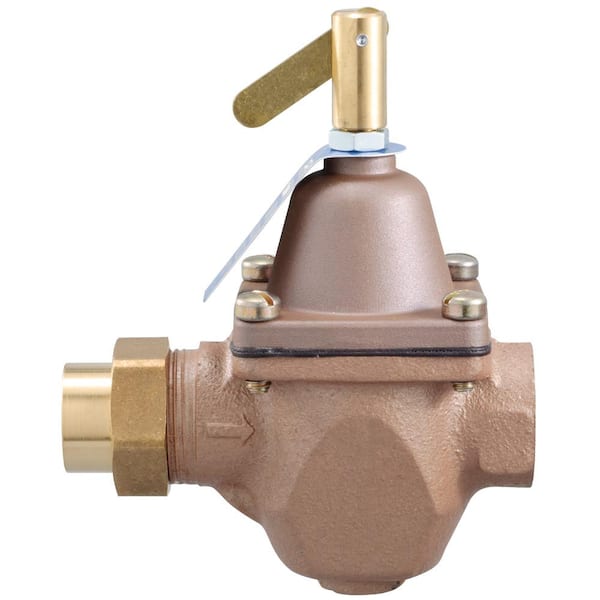 Watts 1/2 in. Cast-Brass FIP x Sweat Water Pressure Regulator