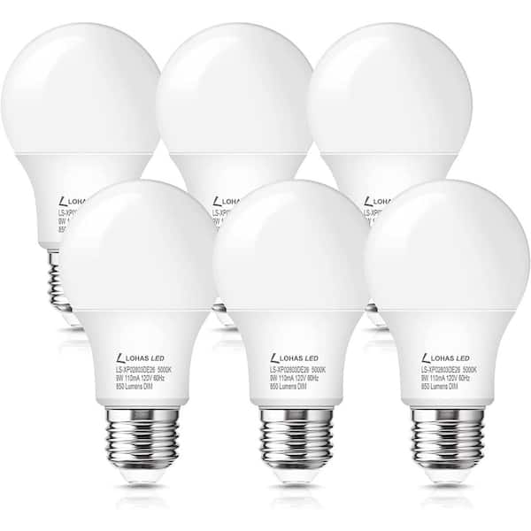 144 PACK LED 60W = 9W Soft White 60 Watt Equivalent A19 2700K E26 light bulb 