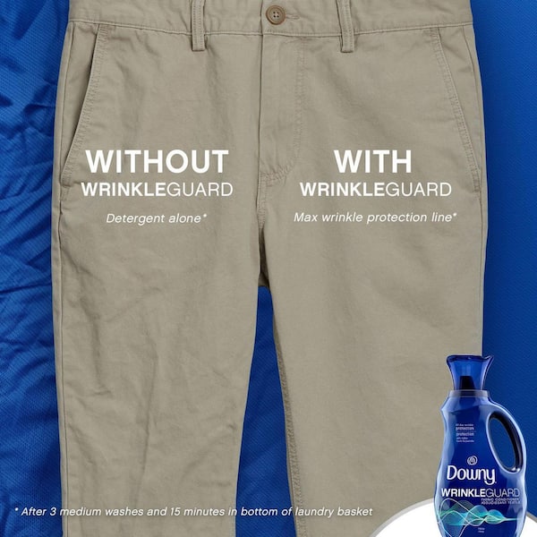 Wrinkle Guard Fabric Conditioner Fresh Scent Liquid Fabric Softener, 81-Loads, 81 fl. oz.